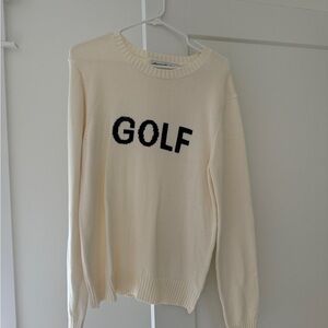 Ellsworth + Ivey Golf Cream Sweater